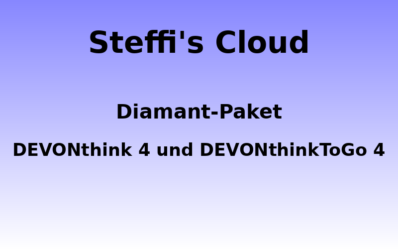 Vorbestellung DEVONthink 4 und DEVONthinkToGo 4 Diamant-Paket